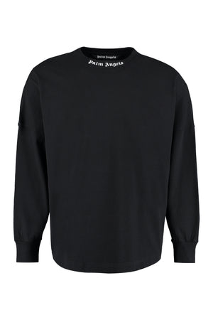 Long sleeve cotton t-shirt-0